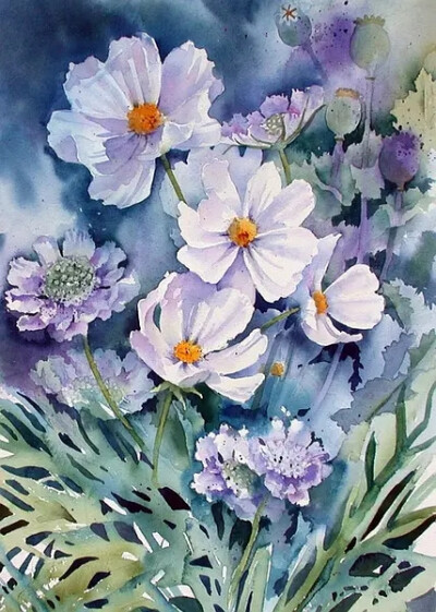 Ann Mortimer 水彩画