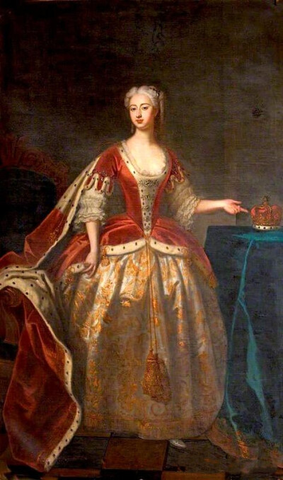 《撒克逊哥达的奥古斯塔，威尔士公主》（英文：Augusta of Saxe-Gotha, Princess of Wales） 是英国艺术家『Jeremiah Davison』 于约1738年 所作。 