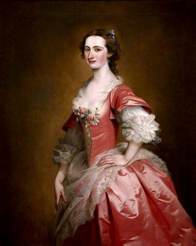 Portrait of an Unknown Lady, Called 'Mrs Somerville'
是英国艺术家『Jeremiah Davison』 1735-1745年 所作