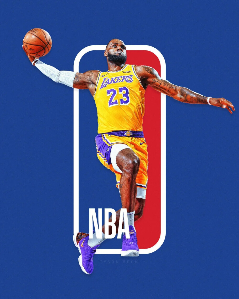 NBA logo 詹姆斯