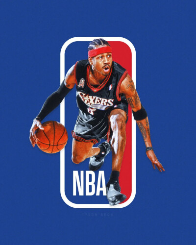 NBA logo 艾弗森