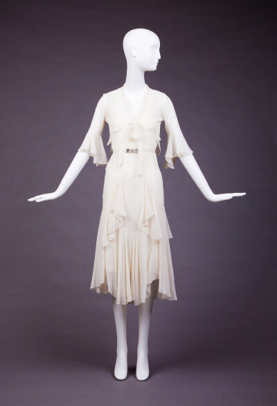 1930年代 雪纺婚裙