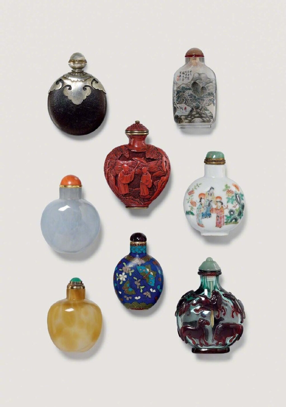 The Antique snuff bottles