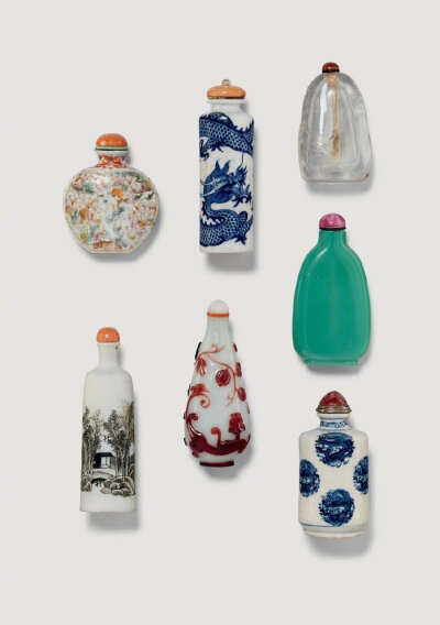 The Antique snuff bottles