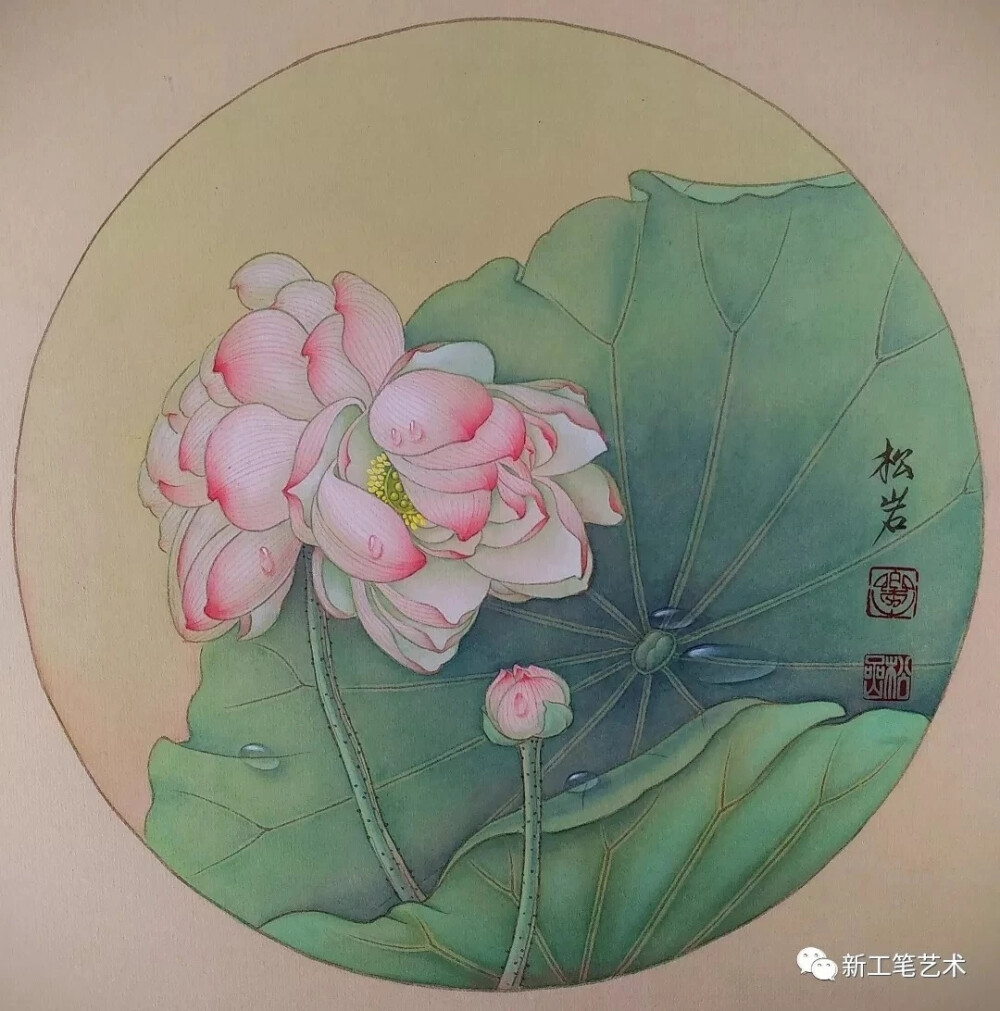 陈松岩老师工笔画