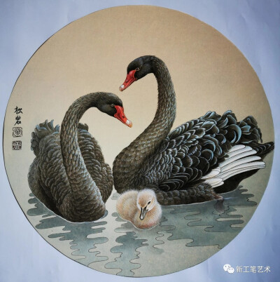 陈松岩老师工笔画