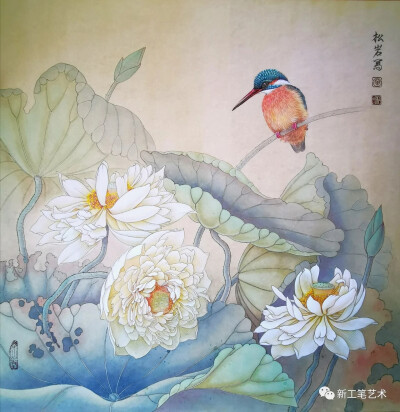 陈松岩老师工笔画