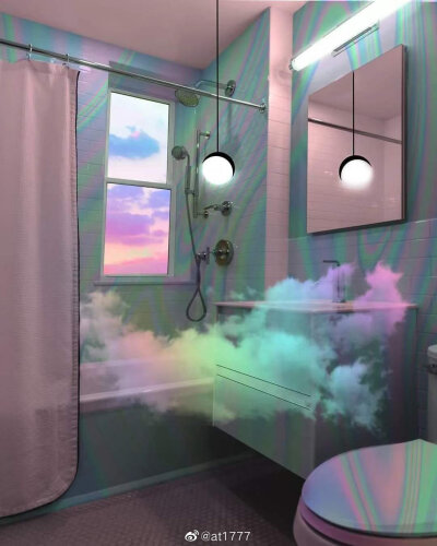 蒸汽波朋克
via：Instagram @ indg0