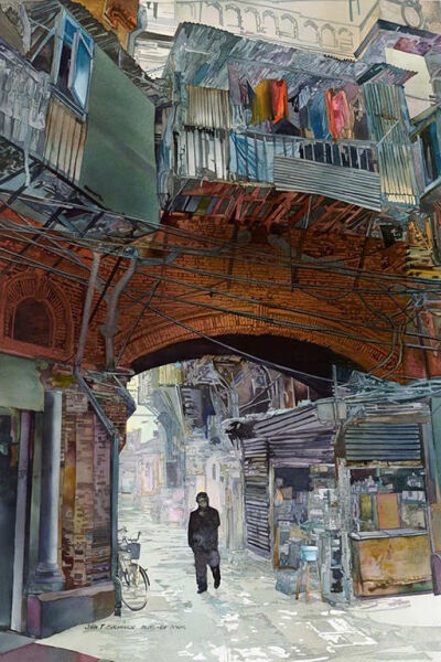 美国画家笔下的水彩中国。作者：John Salminen ​