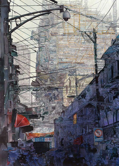 美国画家笔下的水彩中国。作者：John Salminen ​
