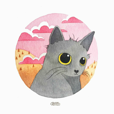 可爱的猫！
by squarefetish ​ ​​