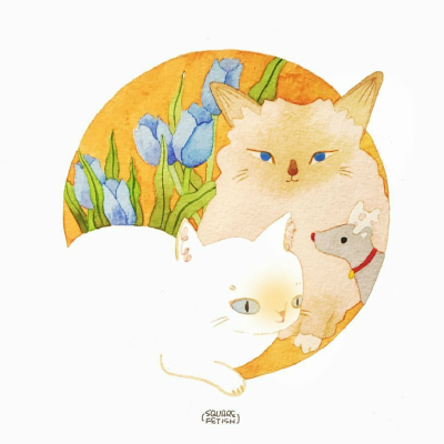 可爱的猫！
by squarefetish ​ ​​