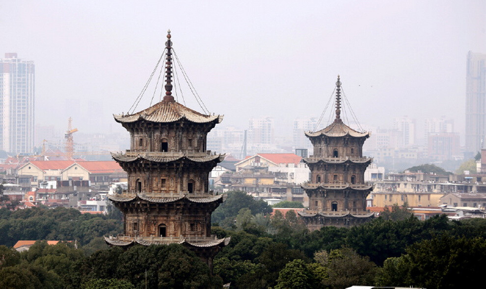 闽 泉州 开元寺双塔 - 高清图片，堆糖，美图壁纸兴趣社区