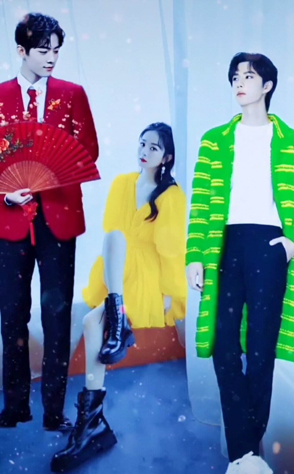 王炸三姐弟肖战赵丽颖王一博