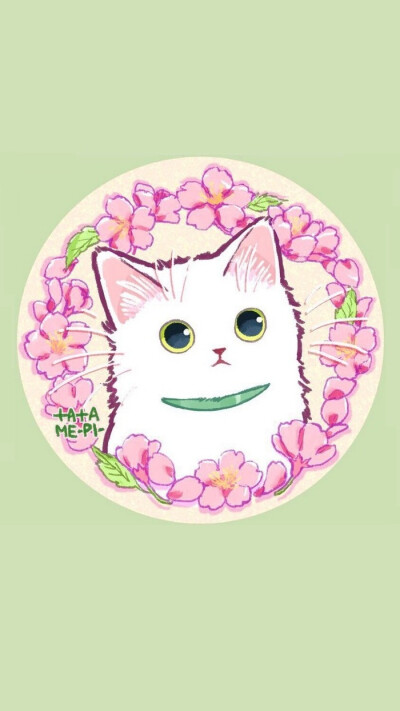 猫咪 插画 壁纸