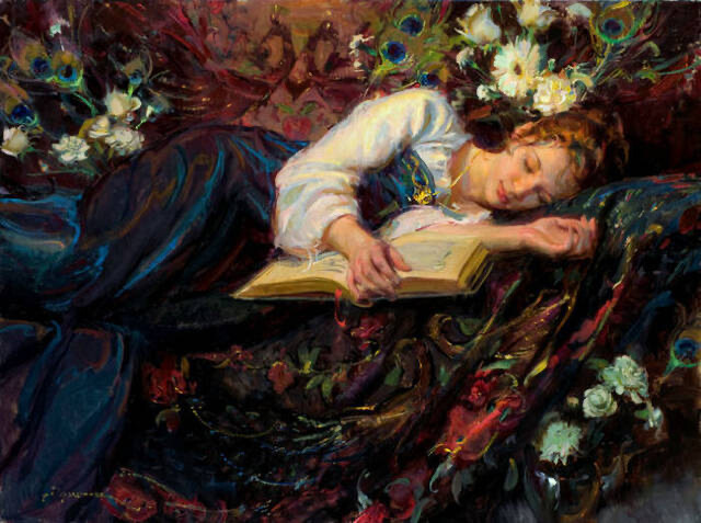 美国画家Daniel F.Gerhartz 出生于1965年。自幼立志学画，就读美国芝加哥艺术学院，他的作品具有浓厚浪漫写实主义风格，表现题材广泛，犹以女性题材为最多，无论是日常生活中休息，沉思的少女还是牧场田园诗般的风景和人物都令人印象深刻。