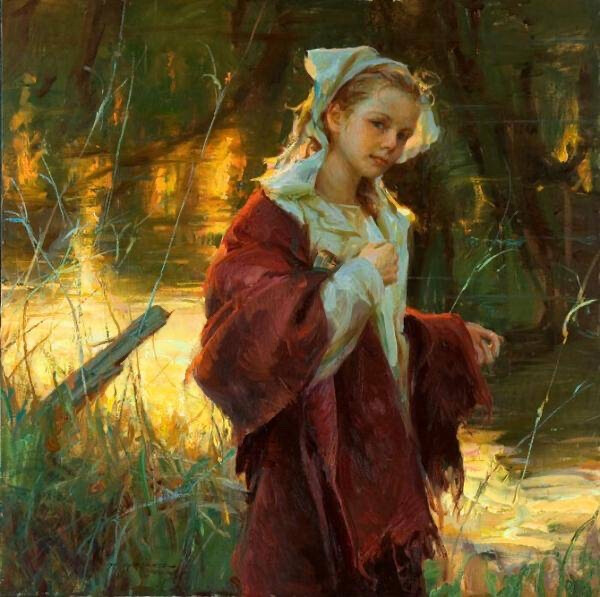 美国画家Daniel F.Gerhartz 出生于1965年。自幼立志学画，就读美国芝加哥艺术学院，他的作品具有浓厚浪漫写实主义风格，表现题材广泛，犹以女性题材为最多，无论是日常生活中休息，沉思的少女还是牧场田园诗般的风景和人物都令人印象深刻。