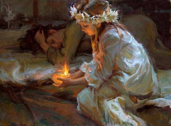 美国画家Daniel F.Gerhartz 出生于1965年。自幼立志学画，就读美国芝加哥艺术学院，他的作品具有浓厚浪漫写实主义风格，表现题材广泛，犹以女性题材为最多，无论是日常生活中休息，沉思的少女还是牧场田园诗般的风景和人物都令人印象深刻。