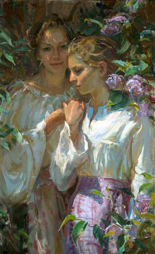 美国画家Daniel F.Gerhartz 出生于1965年。自幼立志学画，就读美国芝加哥艺术学院，他的作品具有浓厚浪漫写实主义风格，表现题材广泛，犹以女性题材为最多，无论是日常生活中休息，沉思的少女还是牧场田园诗般的风景和人物都令人印象深刻。