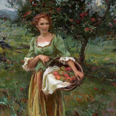 美国画家Daniel F.Gerhartz 出生于1965年。自幼立志学画，就读美国芝加哥艺术学院，他的作品具有浓厚浪漫写实主义风格，表现题材广泛，犹以女性题材为最多，无论是日常生活中休息，沉思的少女还是牧场田园诗般的风景…