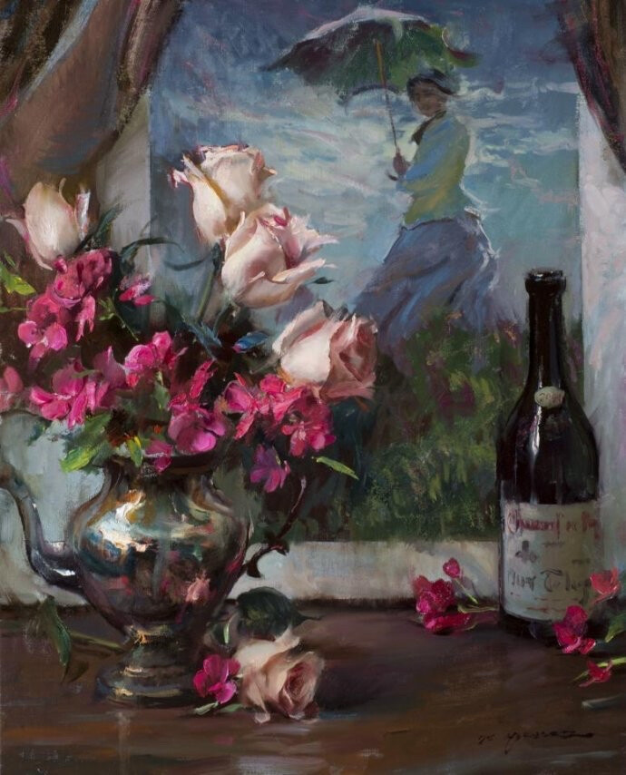 美国画家Daniel F.Gerhartz 油画静物作品