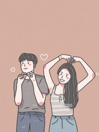 第79期情侣壁纸分享，求赞，点点关注，长期分享壁纸。侵权删。图源ins:Deksinx