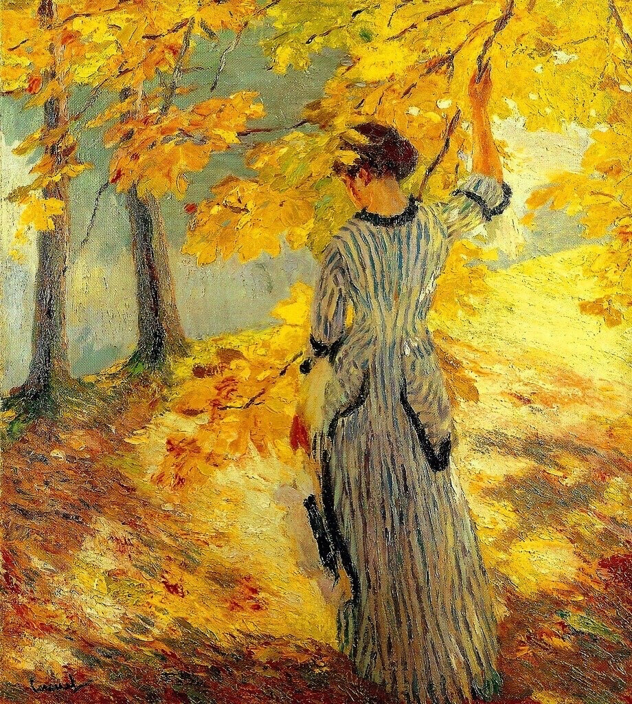 秋天的阳光美国画家edwardcucuel作品676767