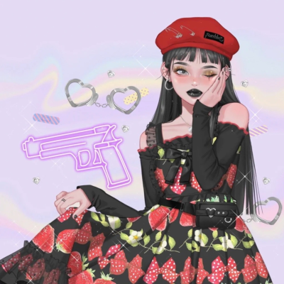 榛果女孩丨元气爆棚的少女插画
画师：purrbb_c