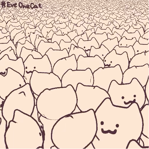 Rainbowed cat 彩虹猫gif魔性表情包 沙雕斗图
图源日本的推特博主Everyday One Cat