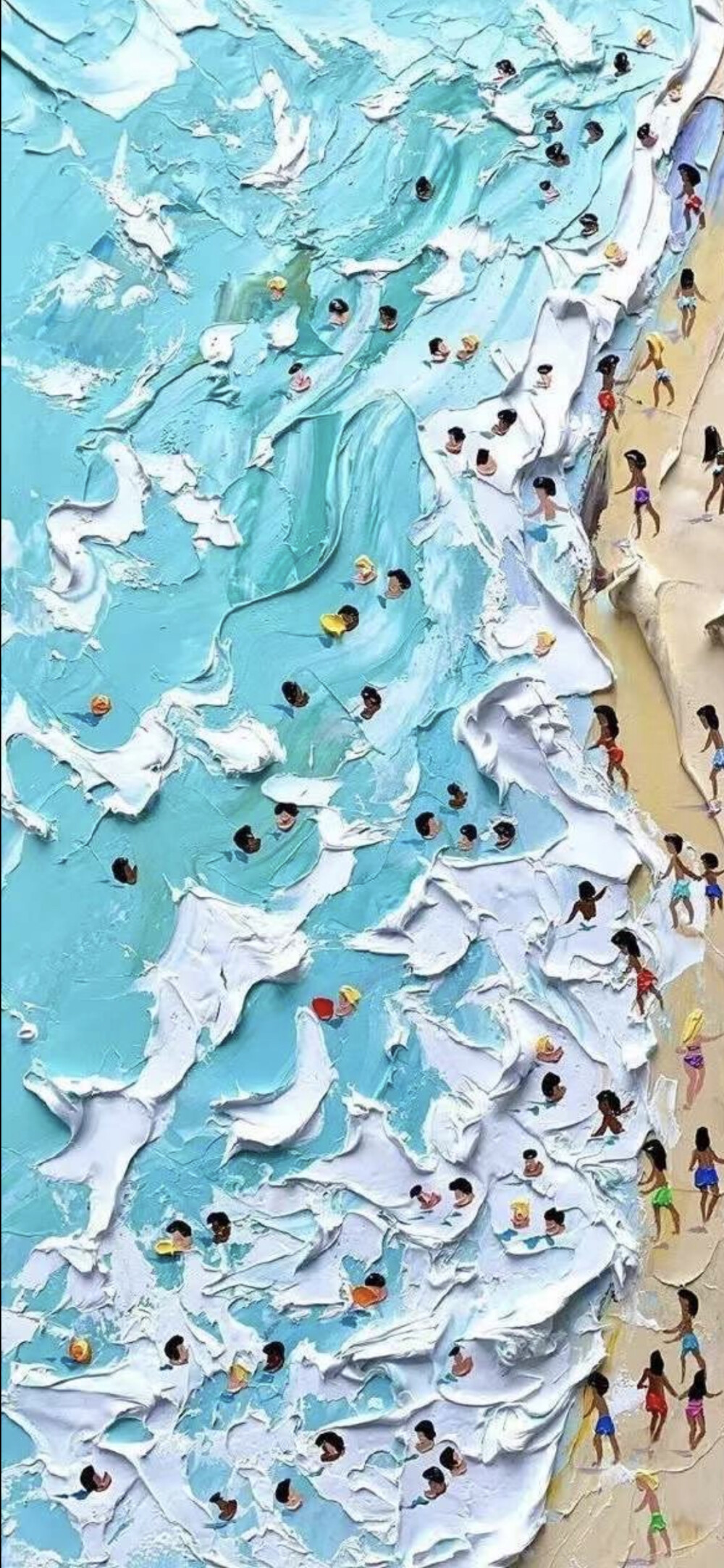 刀刮画油画锁屏壁纸套图作者见水印