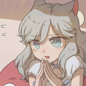 敲阔爱的女生头像～