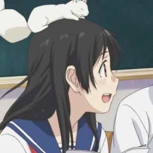 敲阔爱的女生头像～