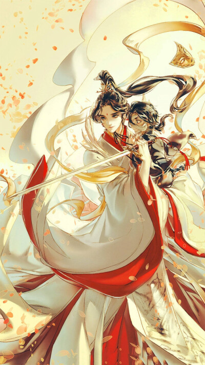 《天官赐福》【花怜】谢怜|花城
上元佳节，神武大街，惊鸿一瞥，百世沦陷。