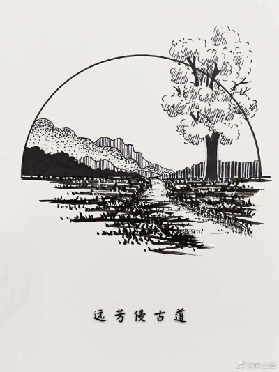 黑白画