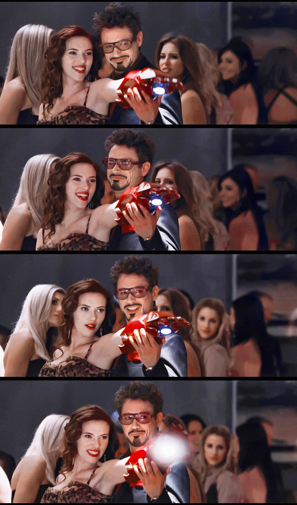 Natasha Romanoff, Scarlett Johansson & Tony Stark, Robert Downey Jr
[weibo@汤包的不知名圈外女友]