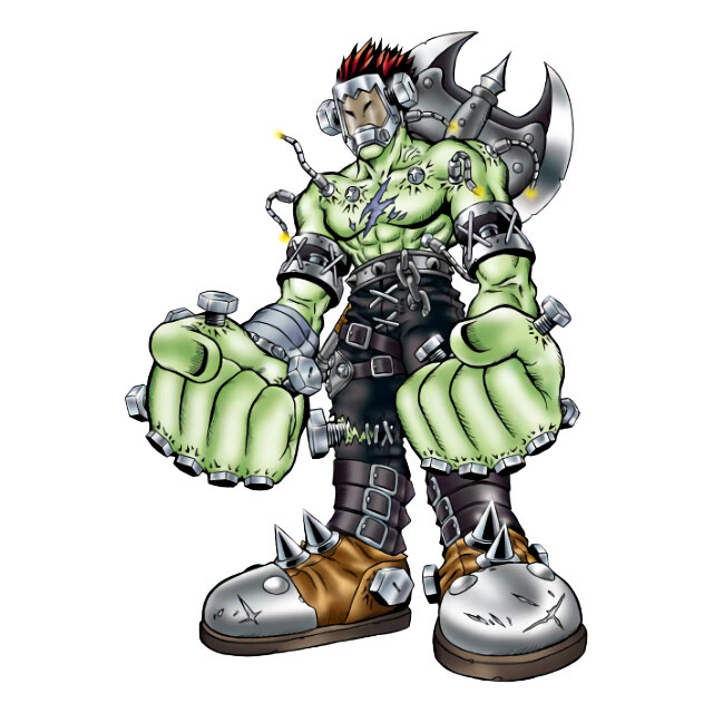 时钟兽2究极体科学怪人兽掷斧斯坦纳