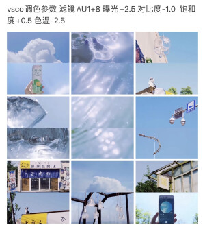 vsco调色