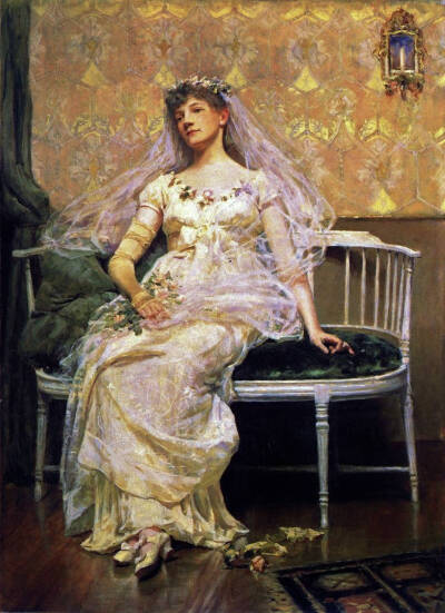 After the Reception, 1887 by Stephen Arnold Douglas Volk (American, 1856–1935) ​