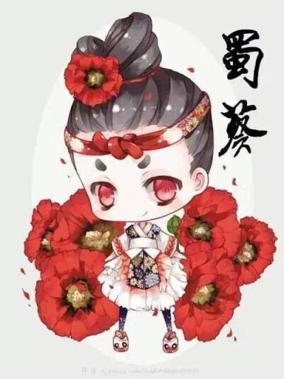 『今日份快乐』-花图ˇ迎春ˉ蜀葵ˉ樱花ˉ和果子「木槿」ˉ失車菊ˉ桔梗ˉ绣球ˉ牡丹（日本）