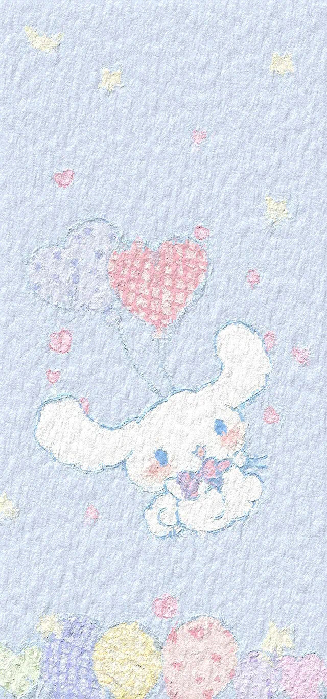 三丽鸥玉桂狗油画手机壁纸