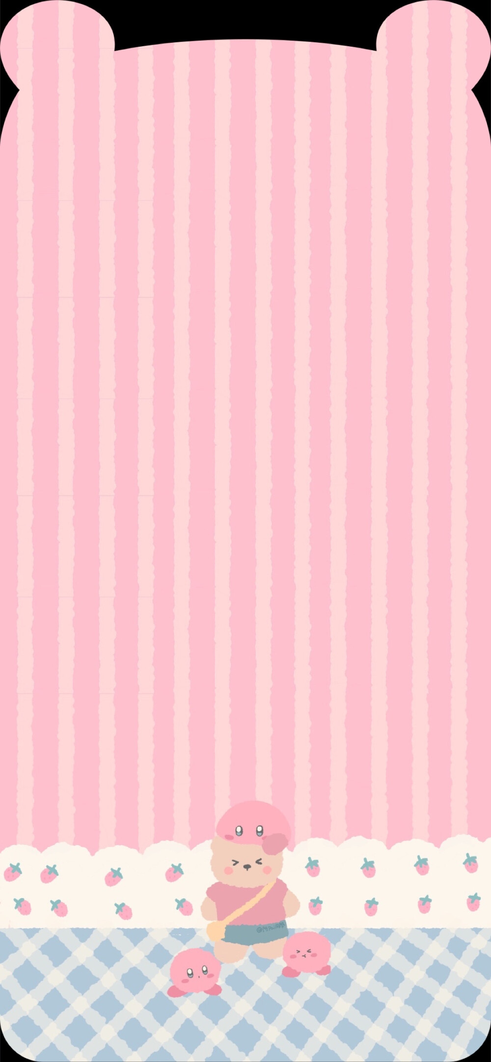 粉色耳朵壁纸图片