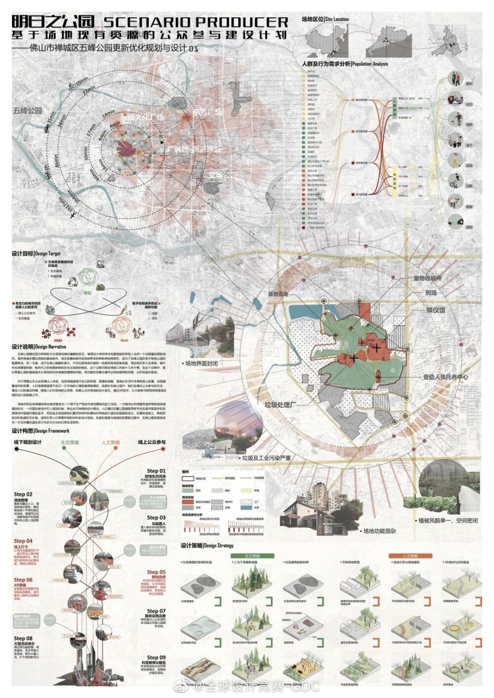 [cp]“城市活化·人文共生”自然邦设计竞赛获奖作品出炉！
广东佛山五峰公园改造更新设计，大家都太强了[鼓掌] ​​​[/cp]