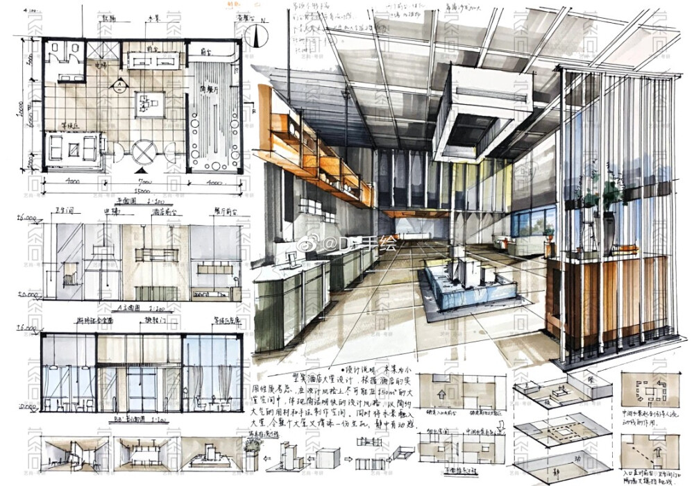 [cp]#北京理工大学[超话]# 2020年北理工北京校区环艺上岸学姐的优秀快题赏析 ​​​[/cp]