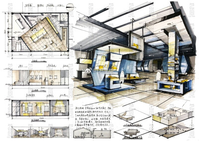 [cp]#北京理工大学[超话]# 2020年北理工北京校区环艺上岸学姐的优秀快题赏析 ​​​[/cp]