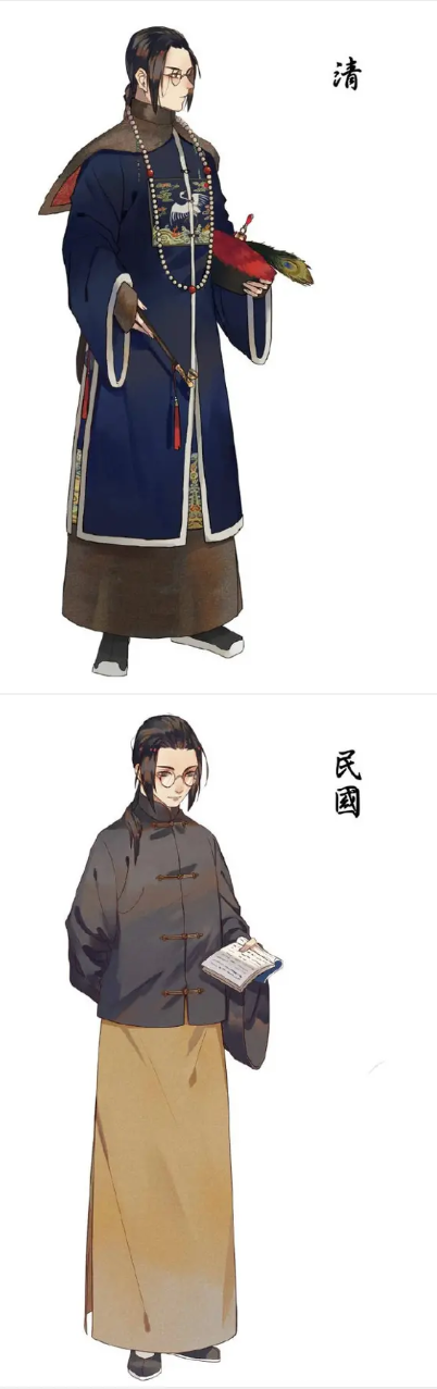 古代服装男装。