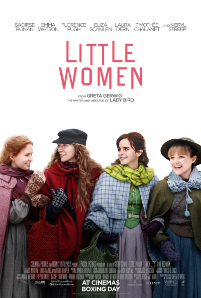 《小妇人 Little Women》电影蛮好看的，就是感觉有点吵……喜欢罗南有时候看起来有点男孩子气的感觉。