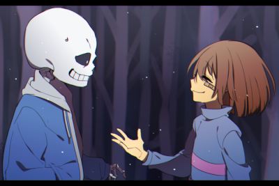 ［传说之下undertale］frisk和sans