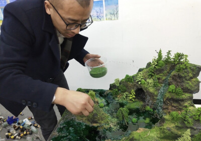 梅宏斌原创作品景观模型 刚开始的作品 学习创作
刚开始接触模型 很感兴趣尝试创作