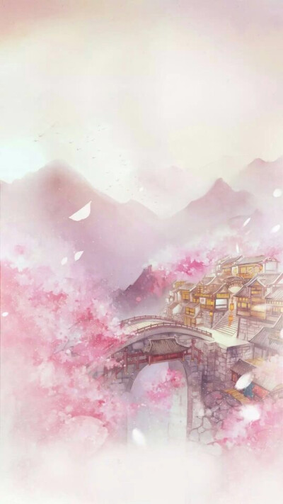 安利一下漂酿的古风背景，画师不详