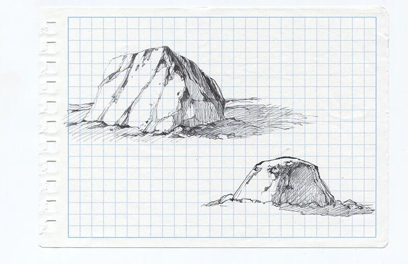 岩石绘画教程，板绘
